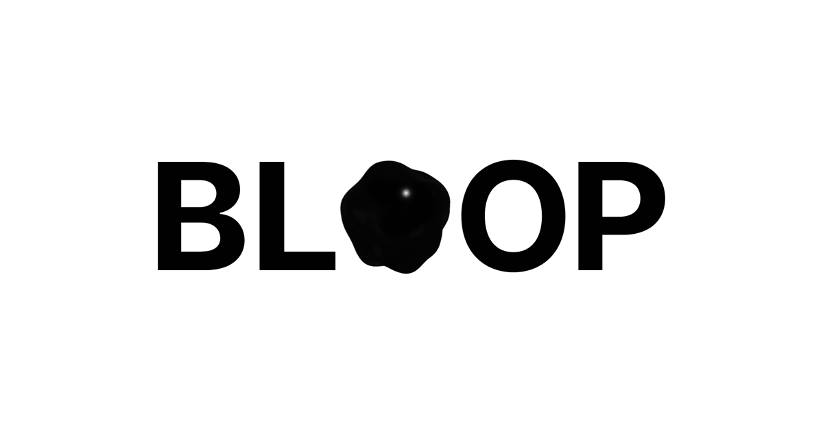 Bloop - a Mac app that gives the music you are listening to something to look at